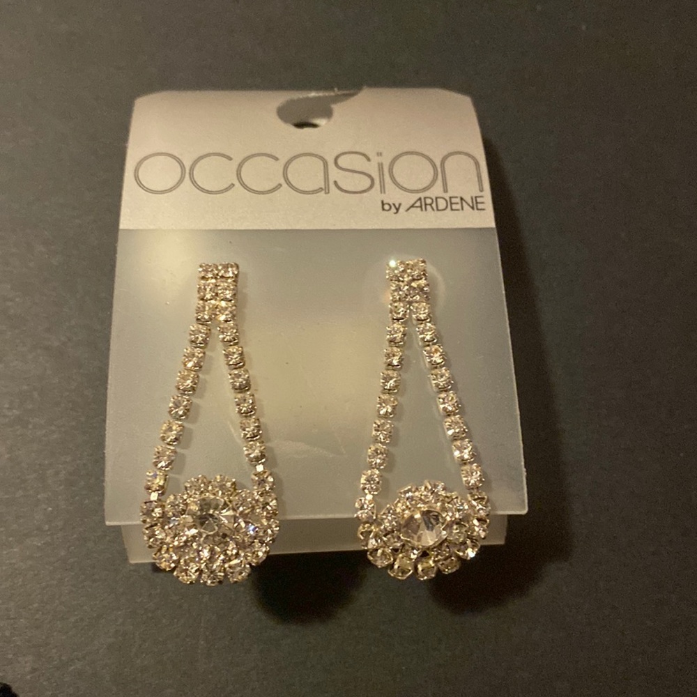 2/$15 Rhinestone earrings - NWT